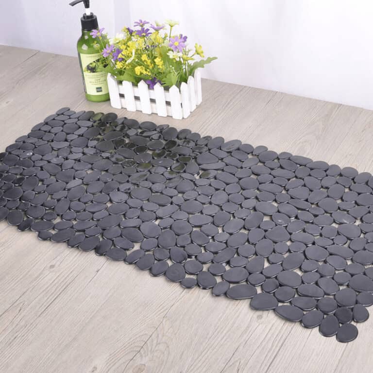 Antislip Badmat van Plastic - Kiezels