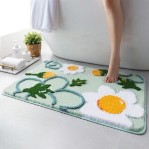 Badmat Met Bloemenmotief
