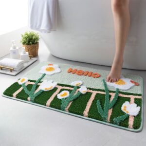 Badmat Met Bloemenmotief