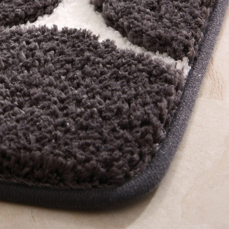 Badmat van Memory Foam Kiezelsteen
