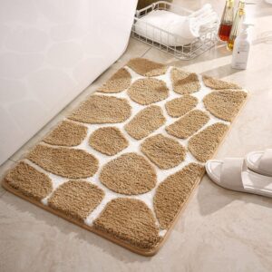 Badmat van Memory Foam Kiezelsteen