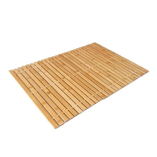 Bamboe Badkamermat Van Hout