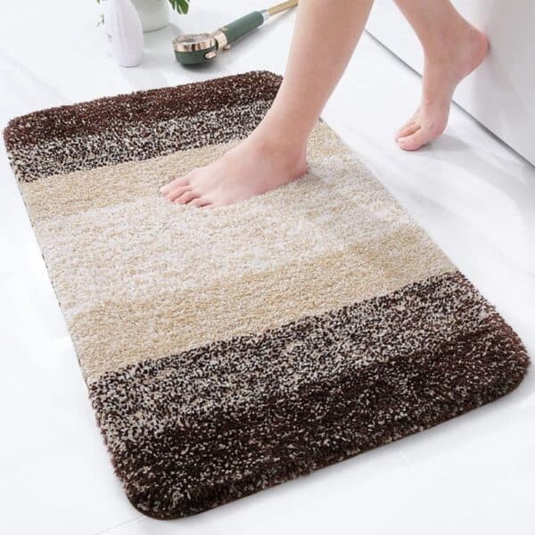 Beige & Bruin Badmat