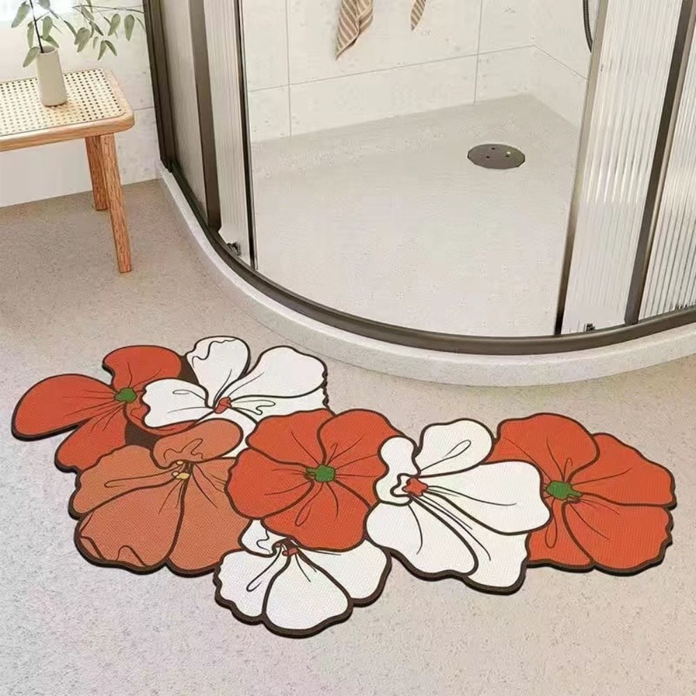 Bloemvormige Badmat Optimale Comfort