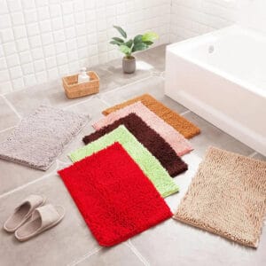 Chenille Badmat 60x90CM Optimale Absorptie