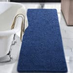 Donkerblauwe Badmat Groot