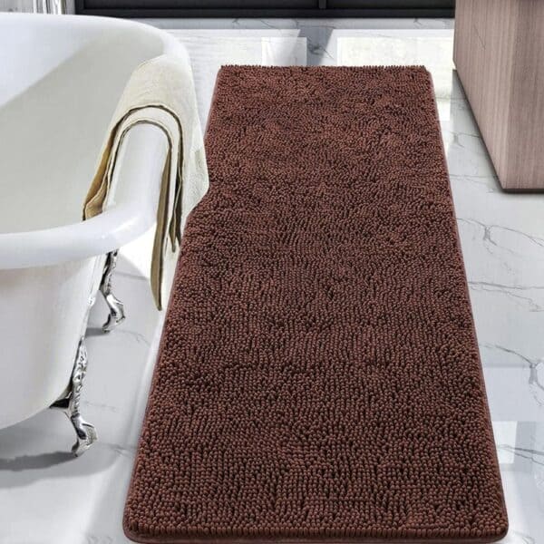 Donkerbruine Badmat – Luxe Badkameraccessoire