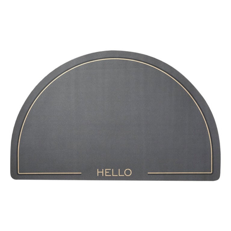 Halfcirkel Badmat 'Hallo'