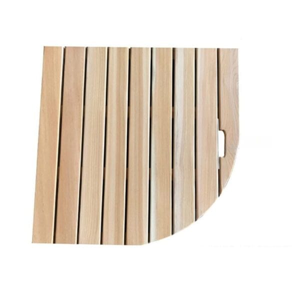 Houten Badmat – Badkamervloer Decoratie
