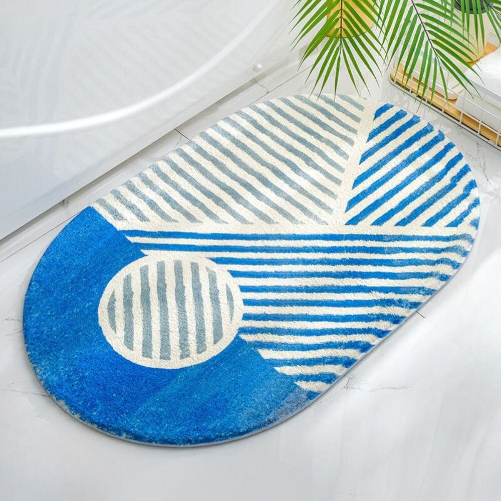 Ovale Badmat Anti-slip