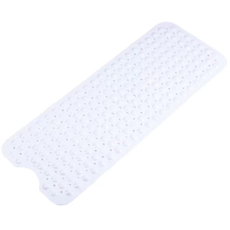 Witte Badmat Anti-slip