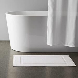 Witte Katoenen Badmat