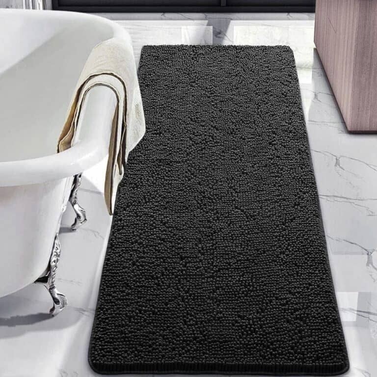 Zwarte Badmat 40x55cm