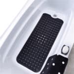 Zwarte Badmat Anti-Slip