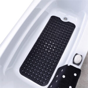 Zwarte Badmat Anti-Slip