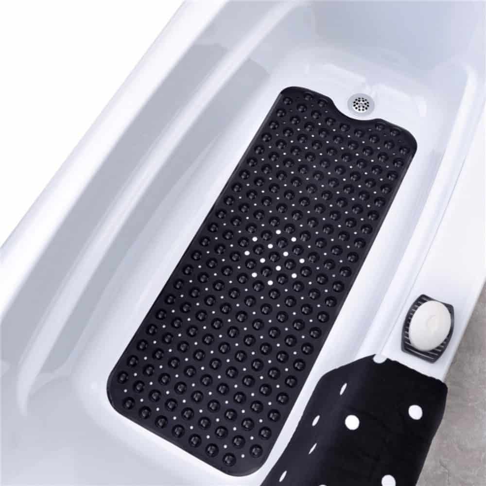 Zwarte Badmat Anti-Slip