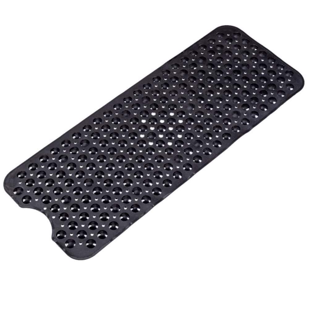 Zwarte Badmat Anti-Slip