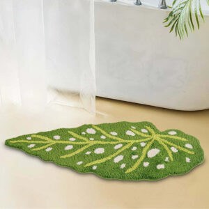 Bladvormige Badmat – Luxe Badkamer Accessoire