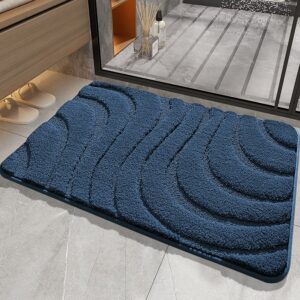 Blauwe Antislip Badmat