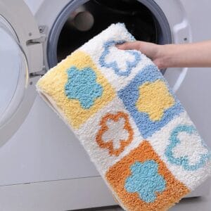 Bloemen Badmat – Luxe Badkamer Accessoires