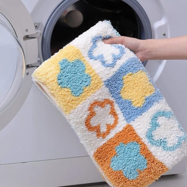 Bloemen Badmat – Luxe Badkamer Accessoires