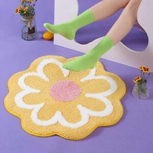 Bloemvormige Badkamermat Tapis