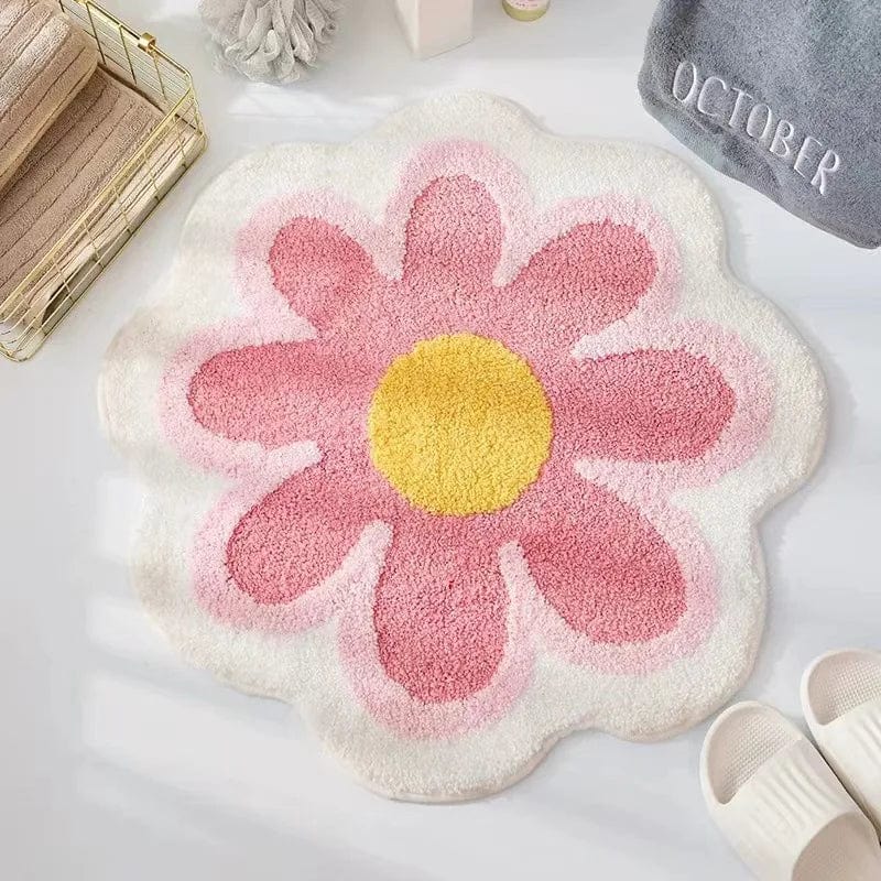 Bloemvormige Badkamermat Tapis
