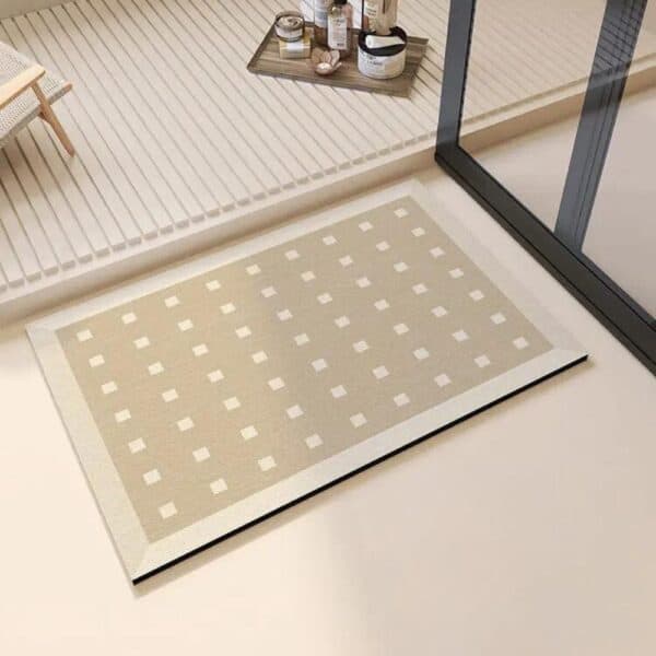 Diatomee Badmat Beige Tegels