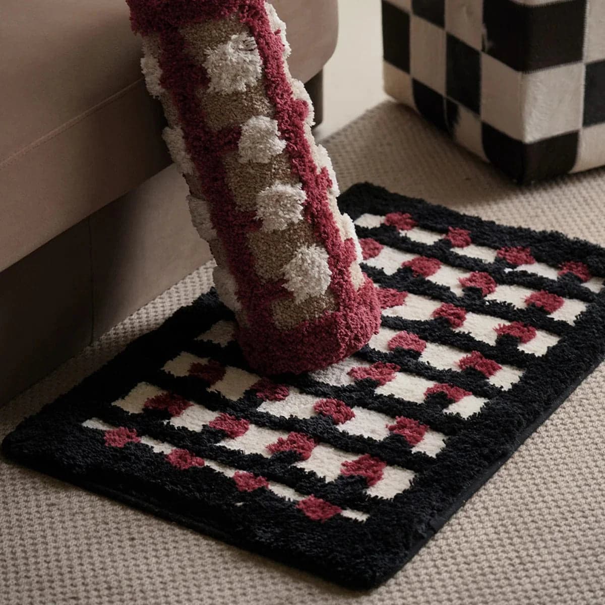 Geometrisch Badmat – Badkamerdecoratie