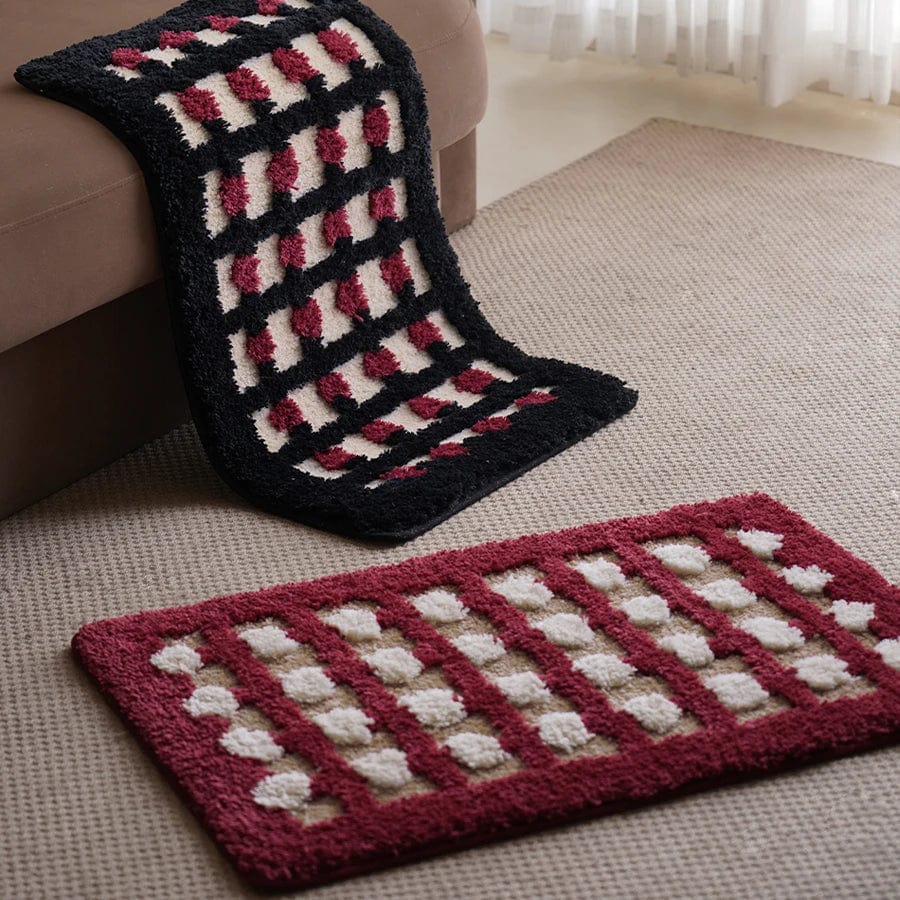 Geometrisch Badmat – Badkamerdecoratie