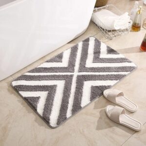 Gestreepte Badmat – Badkamer Decoratie
