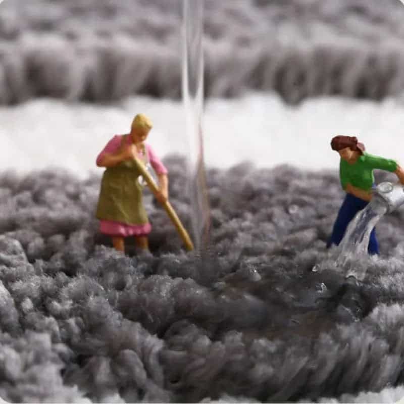 Gestreepte Badmat – Badkamer Decoratie