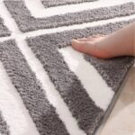 Gestreepte Badmat - Badkamer Decoratie