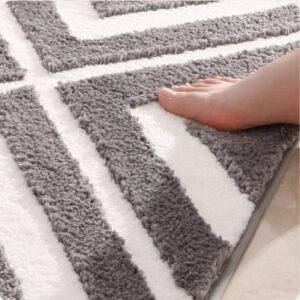 Gestreepte Badmat – Badkamer Decoratie