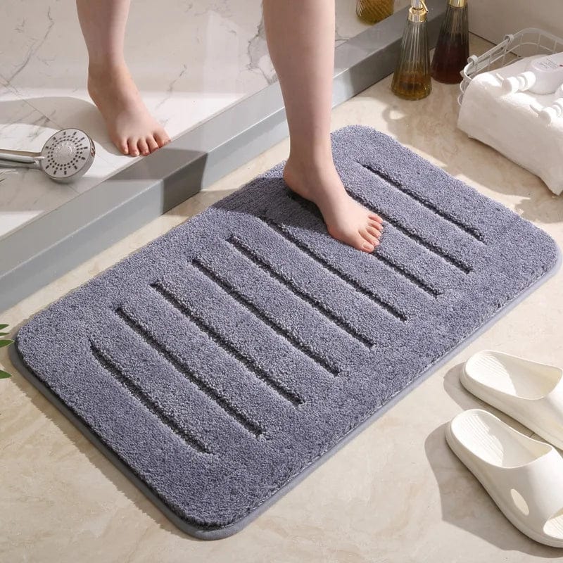 Grijze Badmat Microvezel Luxe
