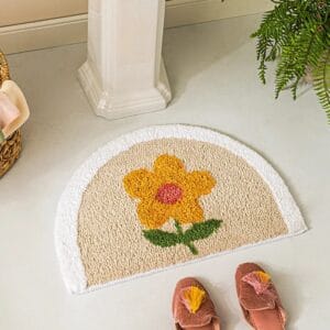 Kleine Bloem Badkamer Tapijt
