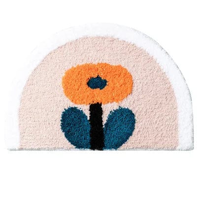 Kleine Bloem Badkamer Tapijt