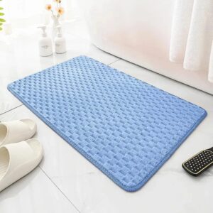 Lichtblauw Badmat Antislip