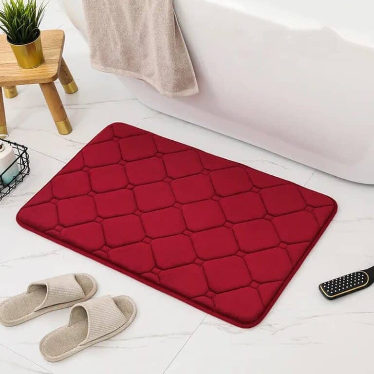 Microfiber Badmat met Geheugenschuim