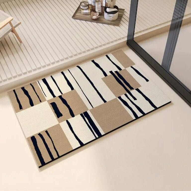 Moderne Diatomee Badmat Kunst