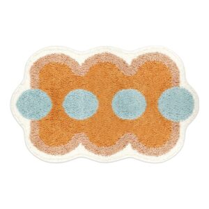 Oranje Badkamer Tapijt