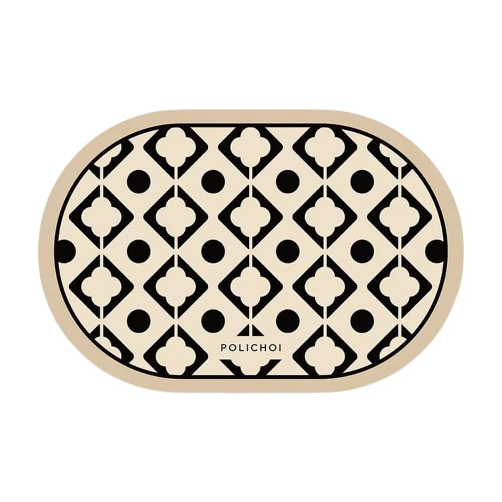 Ovale Badmat – Badkamerdecoratie