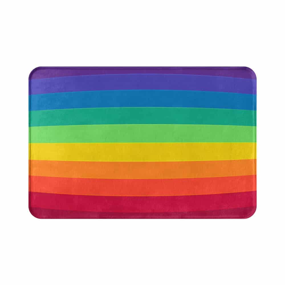 Regenboog Badmat