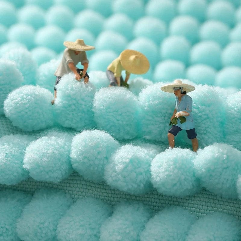 Turquoise Badmat – Stijlvolle Badkamer Tapijt