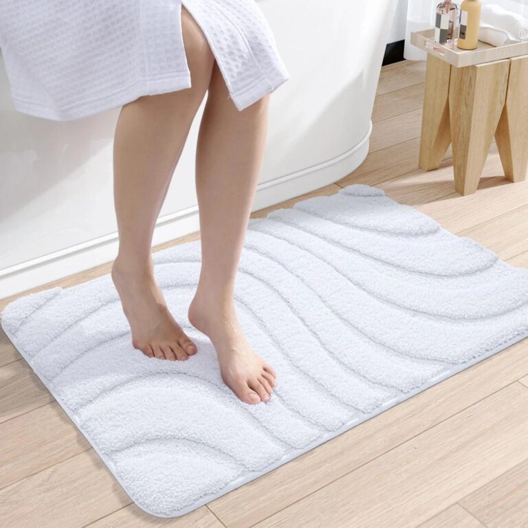 Witte Badkamermat Tapis